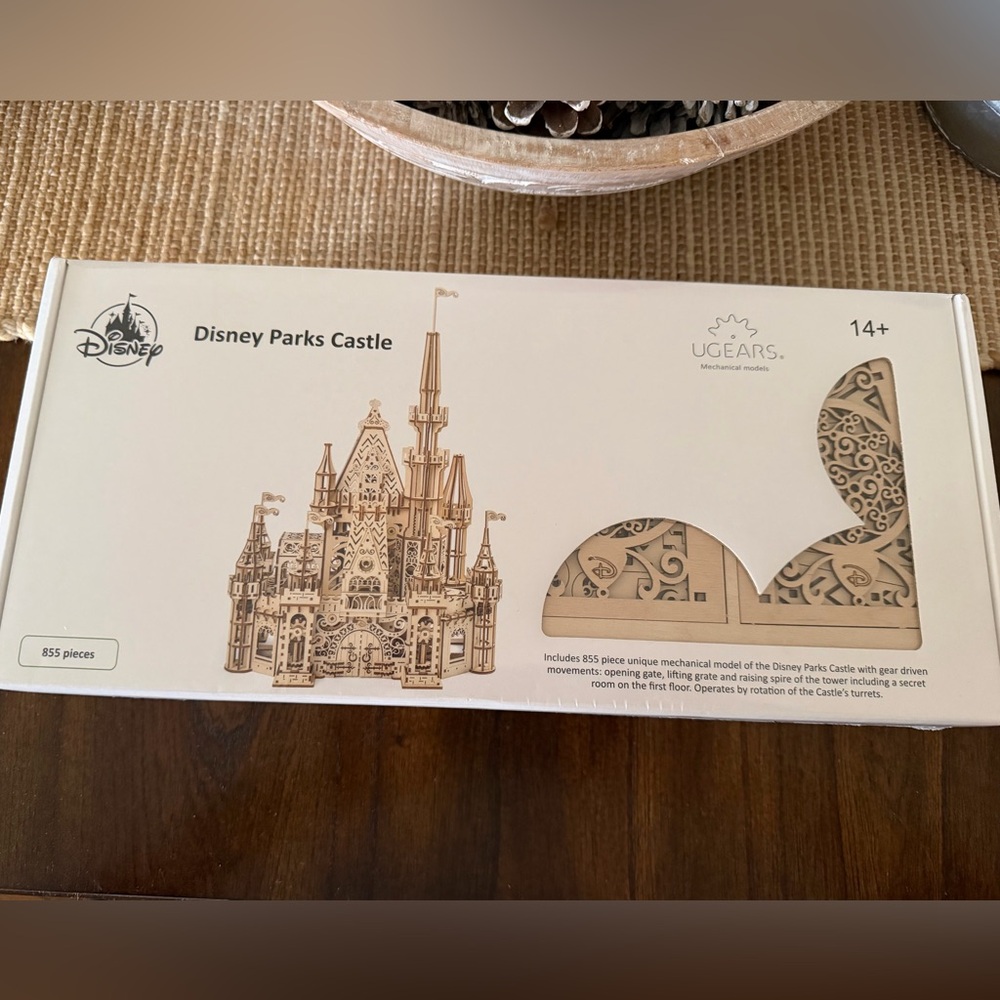 UGEARS Disney Parks Castle Mechanical Wood Model Kit